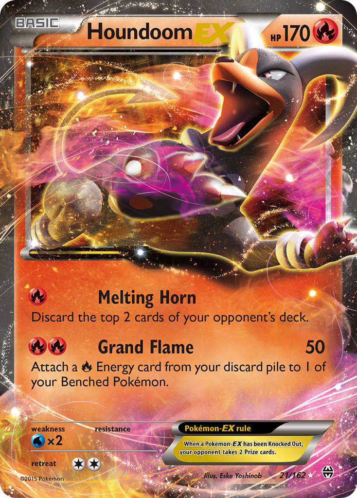 Houndoom EX (21/162) [XY: BREAKthrough] | Card Merchant Takapuna