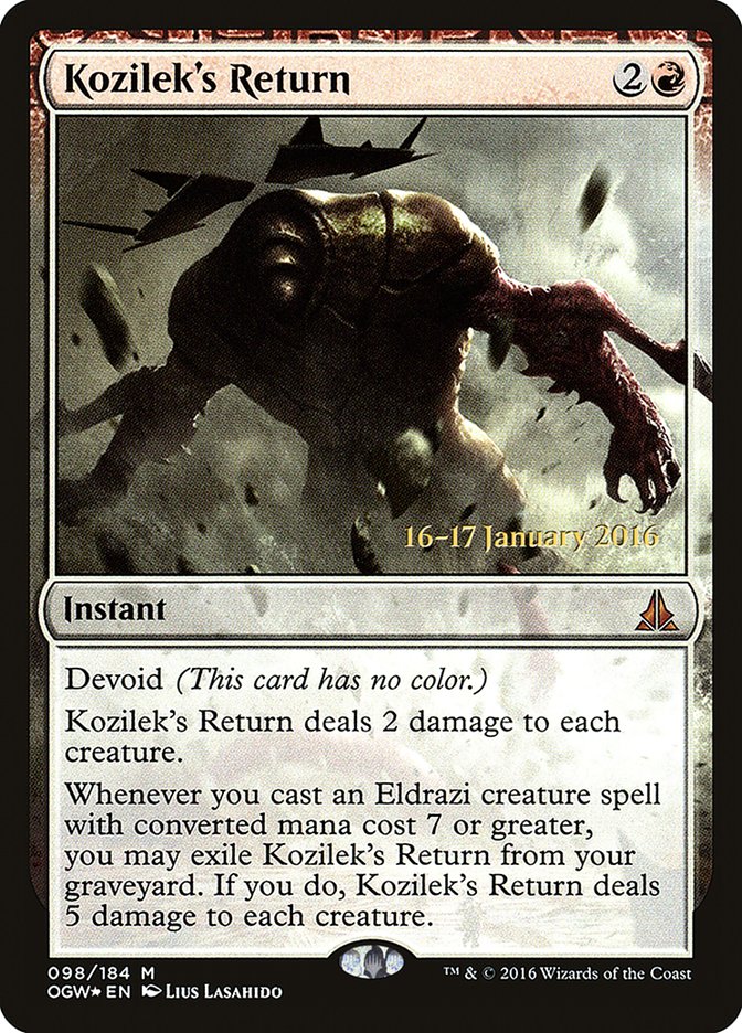 Kozilek's Return [Oath of the Gatewatch Prerelease Promos] | Card Merchant Takapuna