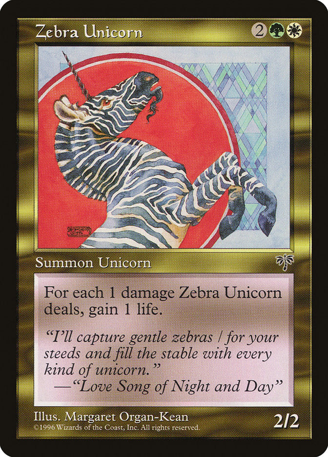 Zebra Unicorn [Mirage] | Card Merchant Takapuna