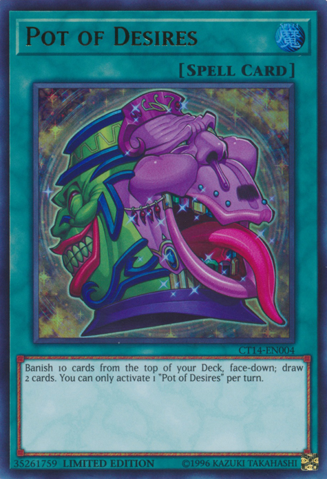 Pot of Desires [CT14-EN004] Ultra Rare | Card Merchant Takapuna