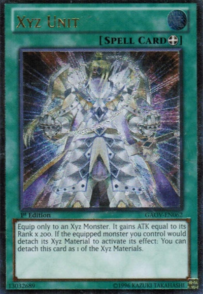 Xyz Unit [GAOV-EN062] Ultimate Rare | Card Merchant Takapuna