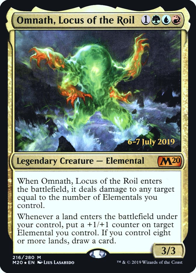 Omnath, Locus of the Roil [Core Set 2020 Prerelease Promos] | Card Merchant Takapuna