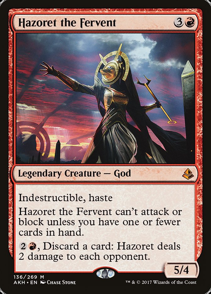 Hazoret the Fervent [Amonkhet] | Card Merchant Takapuna