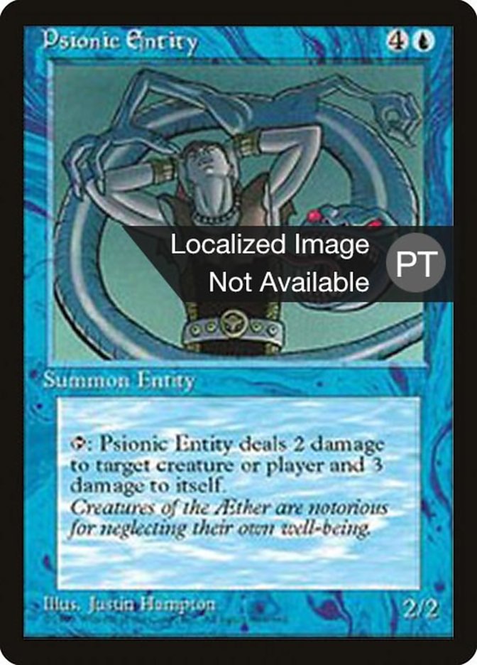 Psionic Entity [Fourth Edition (Foreign Black Border)] | Card Merchant Takapuna