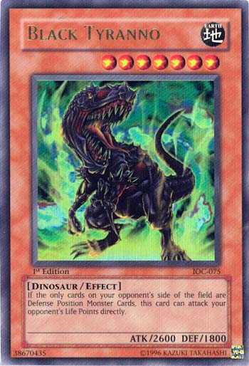 Black Tyranno [IOC-075] Ultra Rare | Card Merchant Takapuna