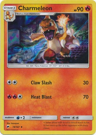 Charmeleon (19/147) (Premium Collection Promo) [Sun & Moon: Burning Shadows] | Card Merchant Takapuna