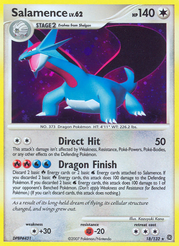 Salamence (18/132) [Diamond & Pearl: Secret Wonders] | Card Merchant Takapuna