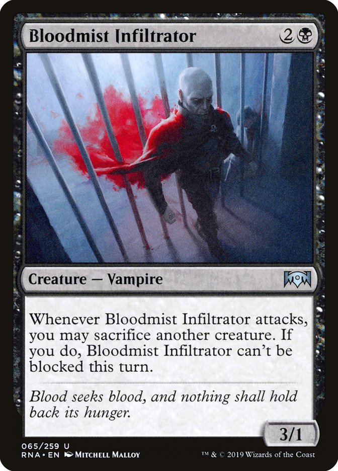 Bloodmist Infiltrator [Ravnica Allegiance] | Card Merchant Takapuna