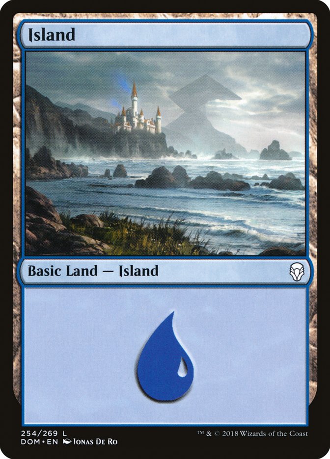 Island (254) [Dominaria] | Card Merchant Takapuna