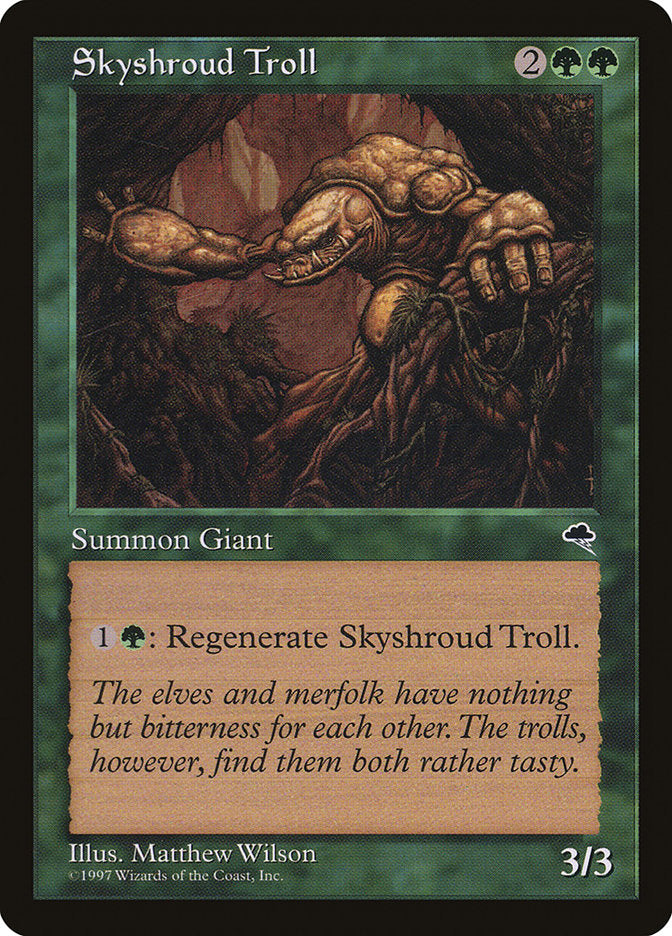 Skyshroud Troll [Tempest] | Card Merchant Takapuna