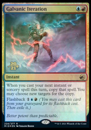 Galvanic Iteration [Innistrad: Midnight Hunt Prerelease Promos] | Card Merchant Takapuna