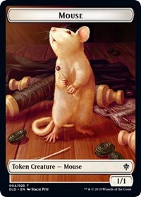 Mouse // Food (16) Double-Sided Token [Throne of Eldraine Tokens] | Card Merchant Takapuna