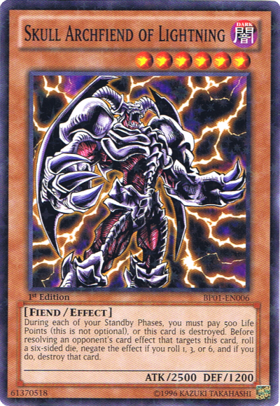 Skull Archfiend of Lightning [BP01-EN006] Starfoil Rare | Card Merchant Takapuna