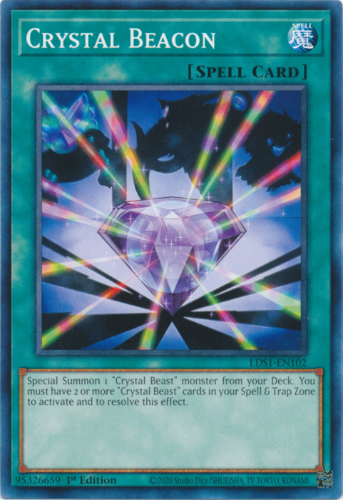 Crystal Beacon [LDS1-EN102] Common | Card Merchant Takapuna