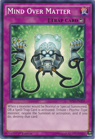 Mind Over Matter [BP03-EN209] Common | Card Merchant Takapuna