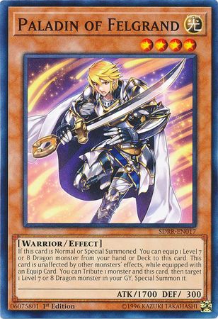 Paladin of Felgrand [SDRR-EN017] Common | Card Merchant Takapuna