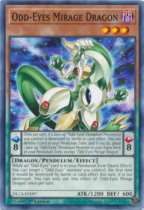 Odd-Eyes Mirage Dragon [DLCS-EN097] Common | Card Merchant Takapuna