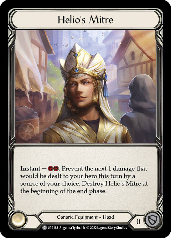 Helio's Mitre [UPR183] (Uprising)  Cold Foil | Card Merchant Takapuna