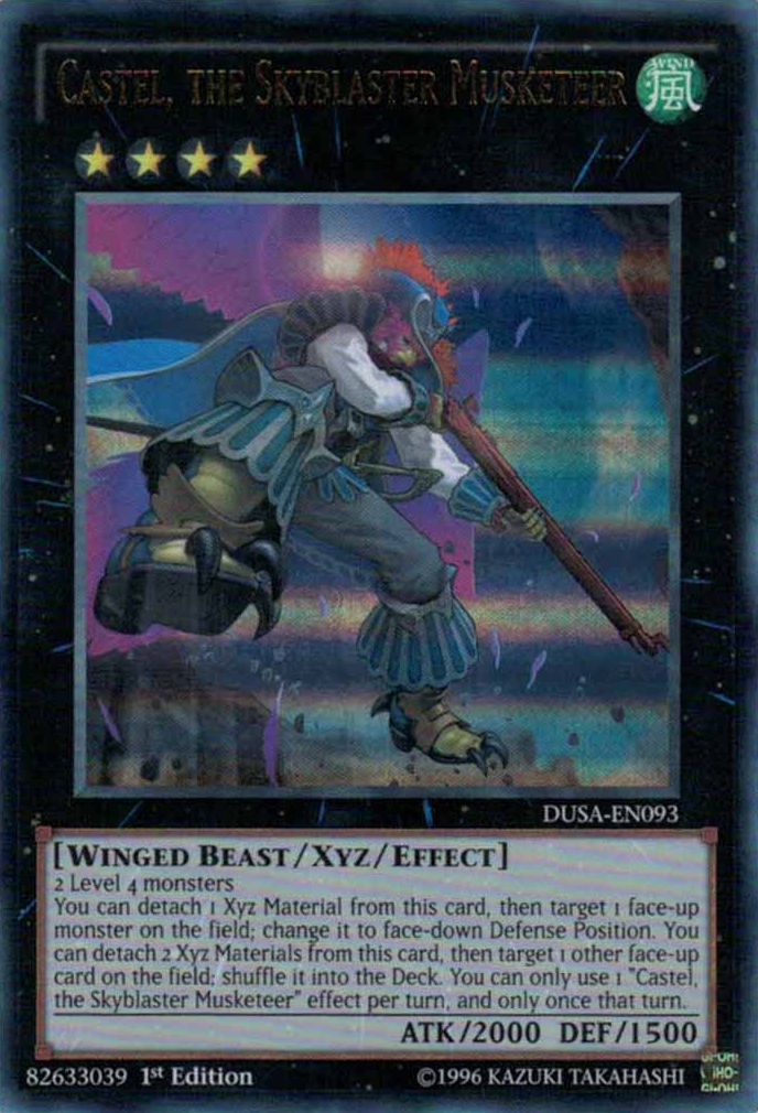 Castel, the Skyblaster Musketeer [DUSA-EN093] Ultra Rare | Card Merchant Takapuna