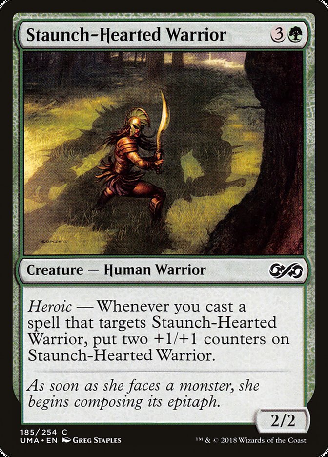 Staunch-Hearted Warrior [Ultimate Masters] | Card Merchant Takapuna