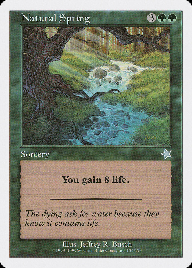 Natural Spring [Starter 1999] | Card Merchant Takapuna