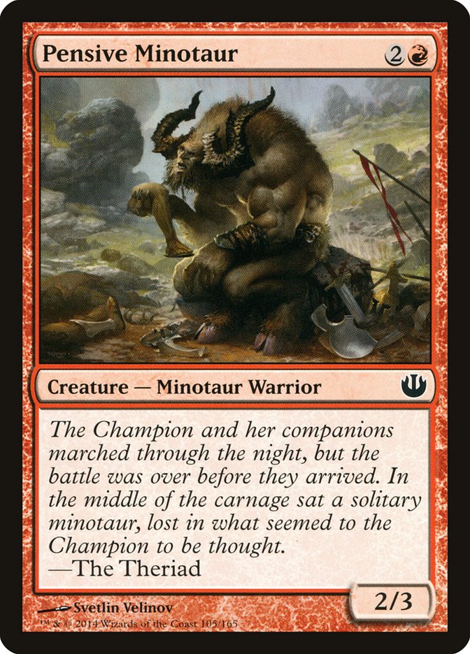 Pensive Minotaur [Journey into Nyx] | Card Merchant Takapuna