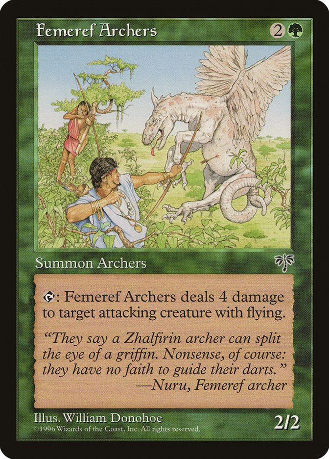 Femeref Archers [Mirage] | Card Merchant Takapuna