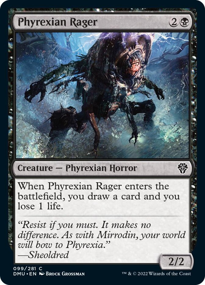 Phyrexian Rager [Dominaria United] | Card Merchant Takapuna