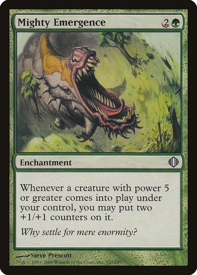 Mighty Emergence [Shards of Alara] | Card Merchant Takapuna