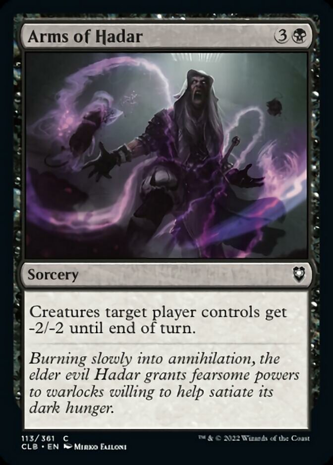 Arms of Hadar [Commander Legends: Battle for Baldur's Gate] | Card Merchant Takapuna