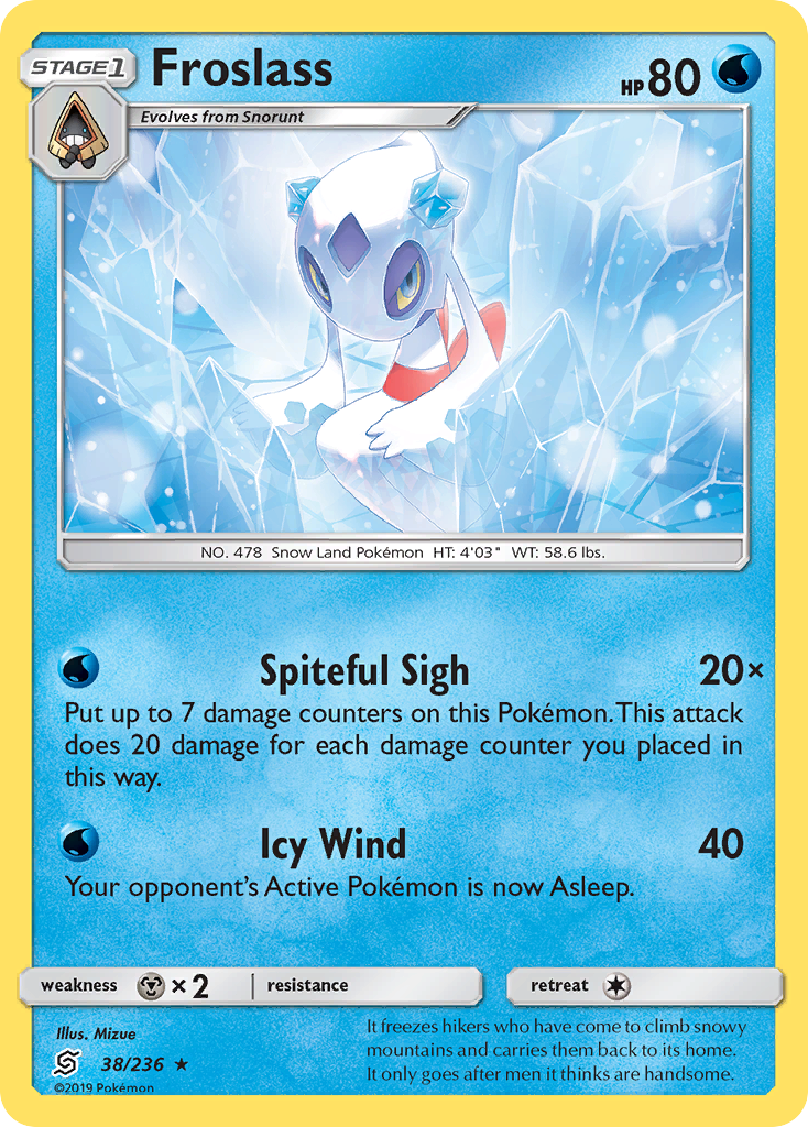 Froslass (38/236) [Sun & Moon: Unified Minds] | Card Merchant Takapuna