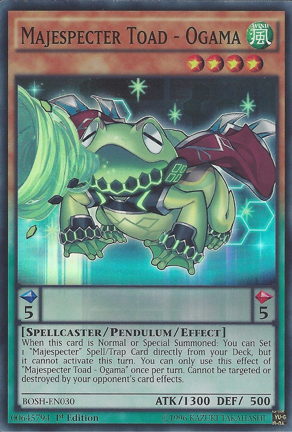 Majespecter Toad - Ogama [BOSH-EN030] Super Rare | Card Merchant Takapuna