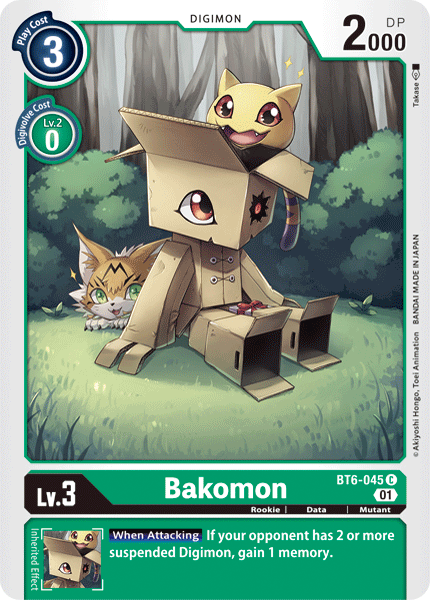 Bakomon [BT6-045] [Double Diamond] | Card Merchant Takapuna