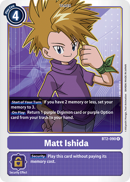 Matt Ishida [BT2-090] [Release Special Booster Ver.1.0] | Card Merchant Takapuna