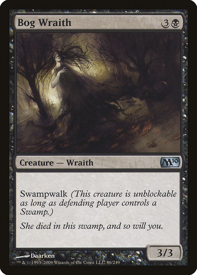 Bog Wraith [Magic 2010] | Card Merchant Takapuna