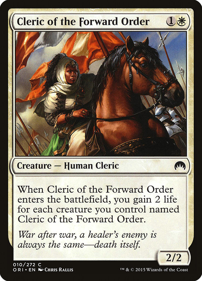 Cleric of the Forward Order [Magic Origins] | Card Merchant Takapuna