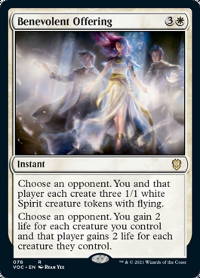 Benevolent Offering [Innistrad: Crimson Vow Commander] | Card Merchant Takapuna