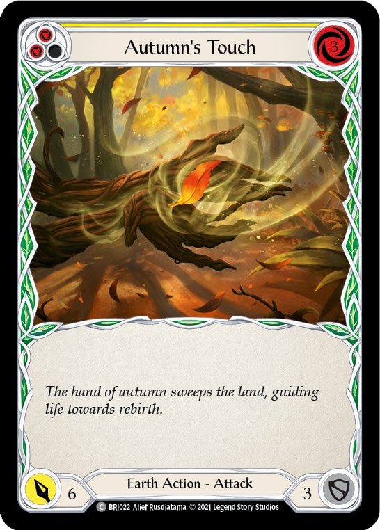 Autumn's Touch (Yellow) [BRI022] (Tales of Aria Briar Blitz Deck)  1st Edition Normal | Card Merchant Takapuna