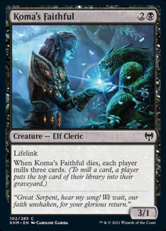 Koma's Faithful [Kaldheim] | Card Merchant Takapuna