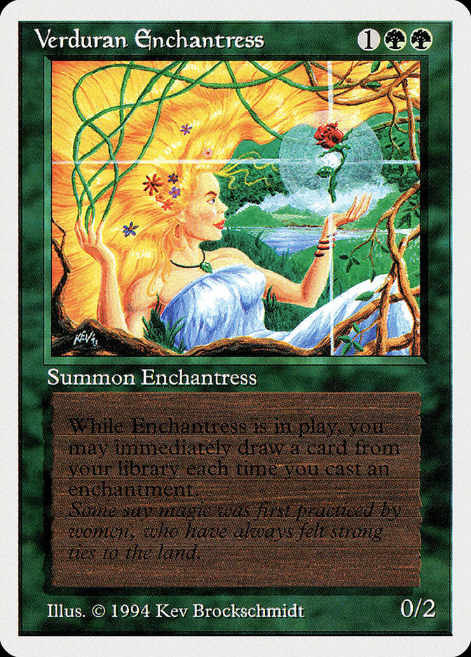 Verduran Enchantress [Summer Magic / Edgar] | Card Merchant Takapuna