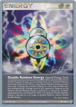 Double Rainbow Energy (88/100) (Psychic Lock - Jason Klaczynski) [World Championships 2008] | Card Merchant Takapuna