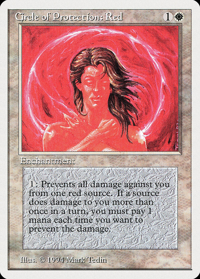 Circle of Protection: Red [Summer Magic / Edgar] | Card Merchant Takapuna