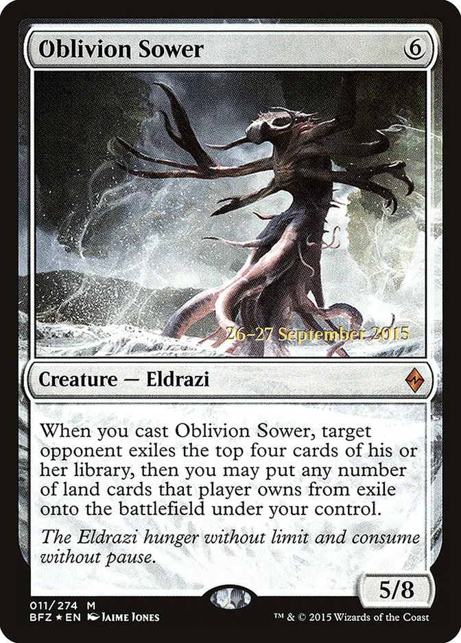 Oblivion Sower [Battle for Zendikar Prerelease Promos] | Card Merchant Takapuna