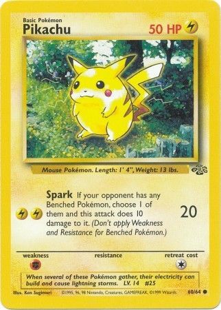 Pikachu (60/64) [Jungle Unlimited] | Card Merchant Takapuna