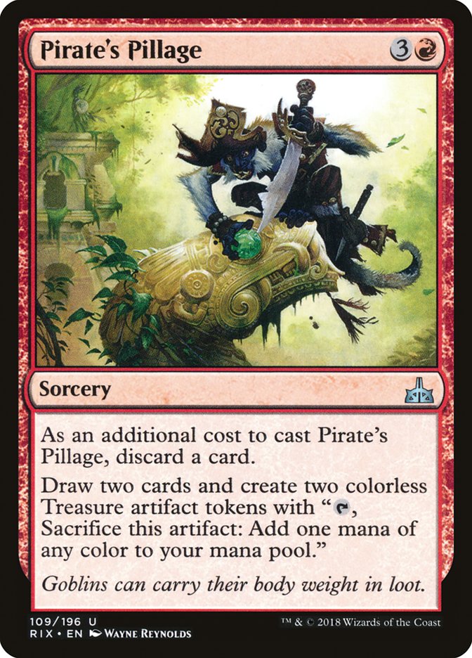 Pirate's Pillage [Rivals of Ixalan] | Card Merchant Takapuna