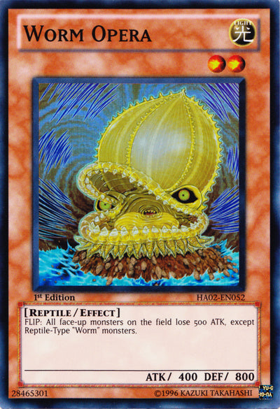 Worm Opera [HA02-EN052] Super Rare | Card Merchant Takapuna