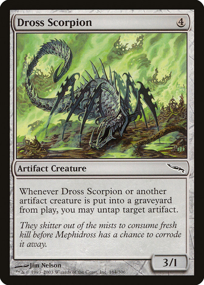 Dross Scorpion [Mirrodin] | Card Merchant Takapuna