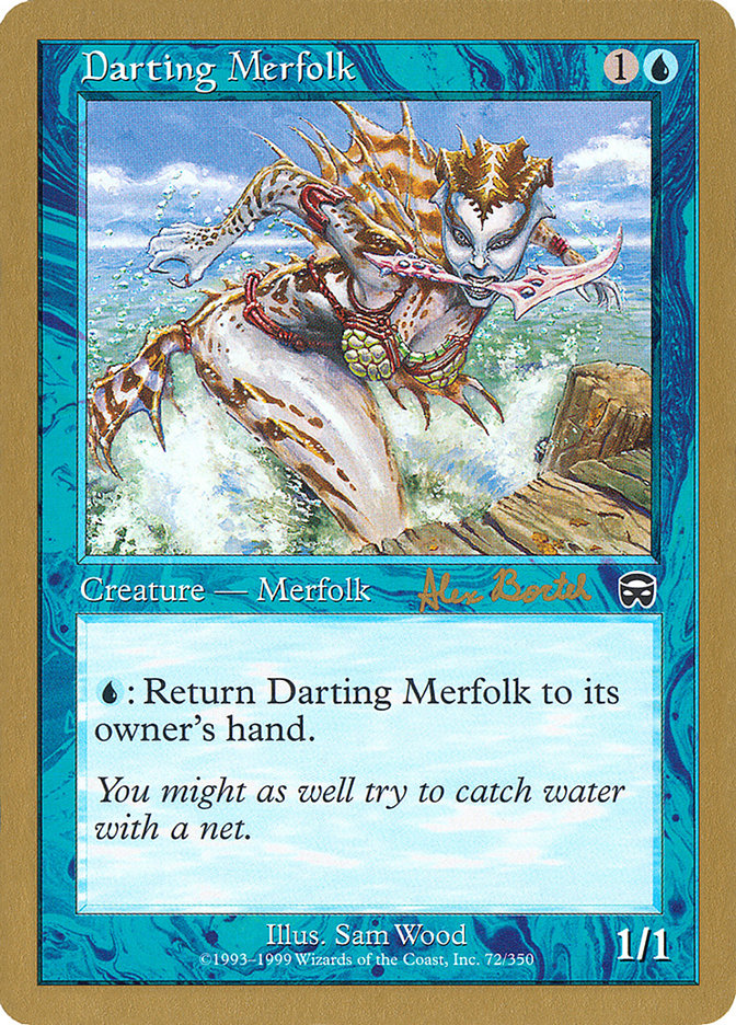 Darting Merfolk (Alex Borteh) [World Championship Decks 2001] | Card Merchant Takapuna