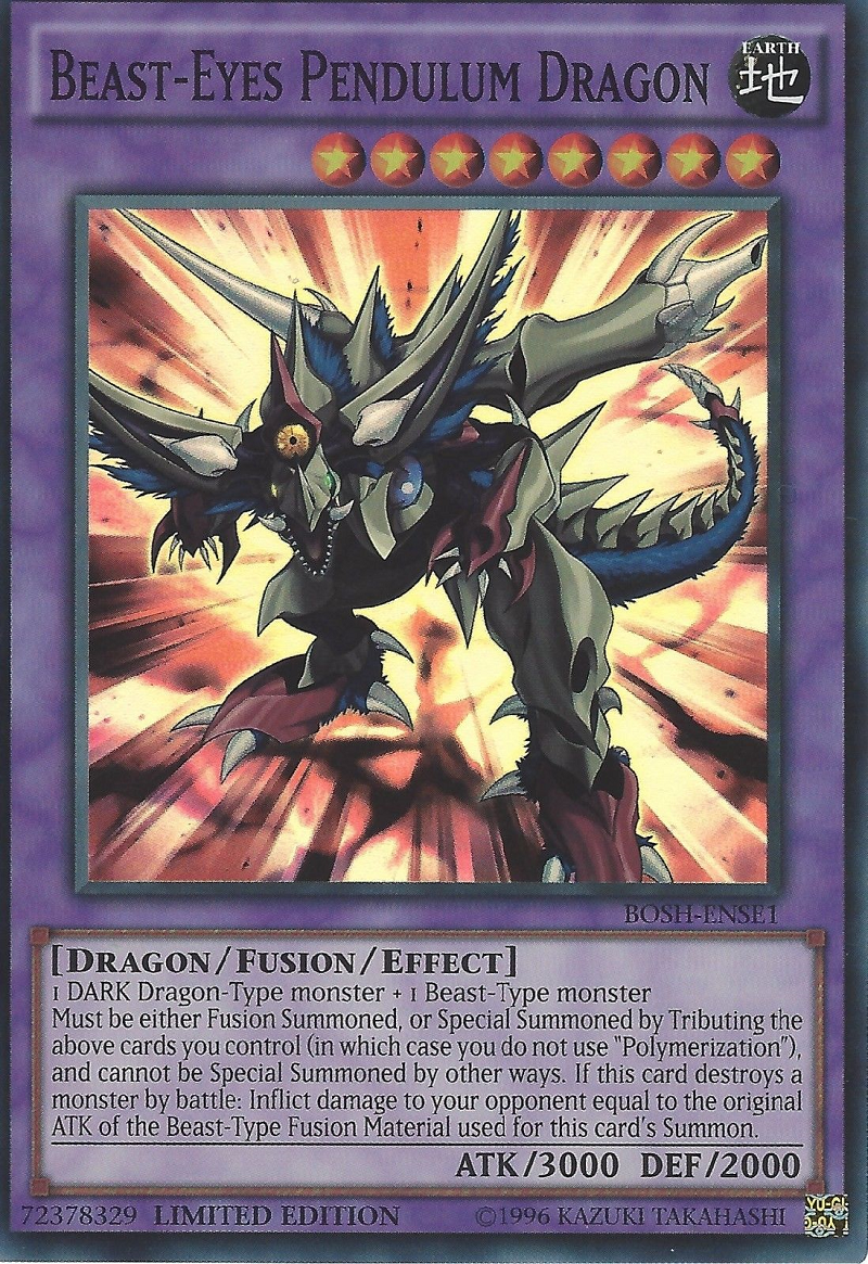 Beast-Eyes Pendulum Dragon [BOSH-ENSE1] Super Rare | Card Merchant Takapuna