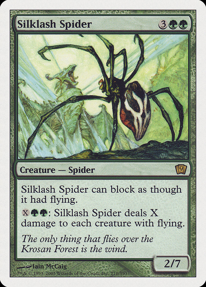 Silklash Spider [Ninth Edition] | Card Merchant Takapuna